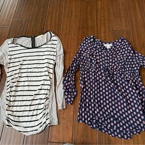 Maternity tops size large